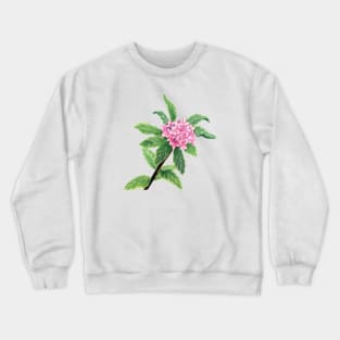 February 10th birthday flower Crewneck Sweatshirt